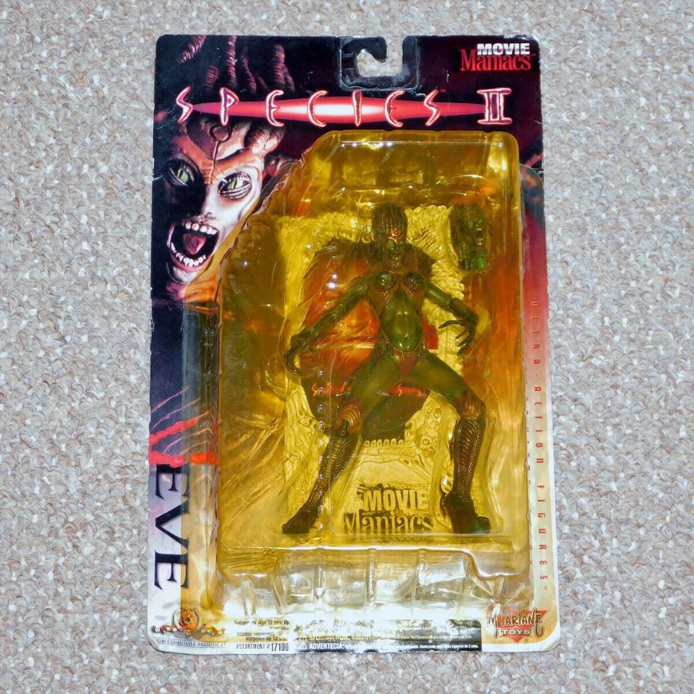 1998 McFarlane Movie Maniacs Series 1 Species II Eve Figure MOC New